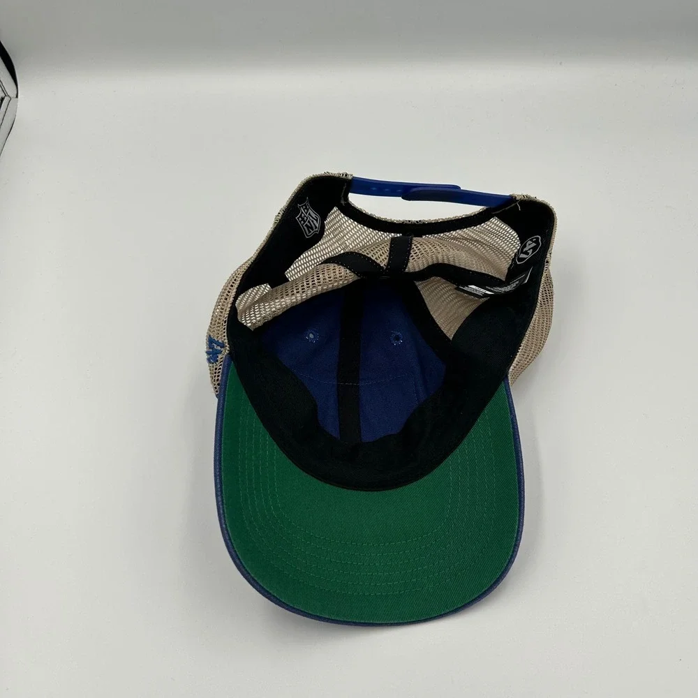 47 Brand Trucker Hat Mens OSFA Blue Buffalo Bills Football Snapback Cap